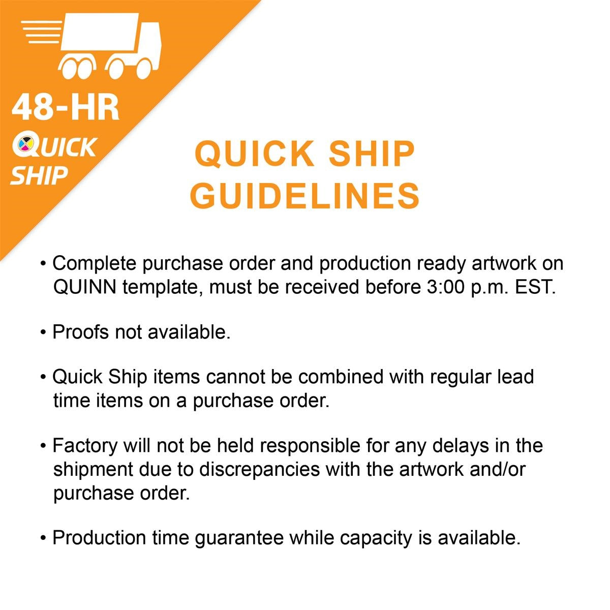 48 - Hour 7.5" X 10.5" Stationary Single Reverse KP Car Flag