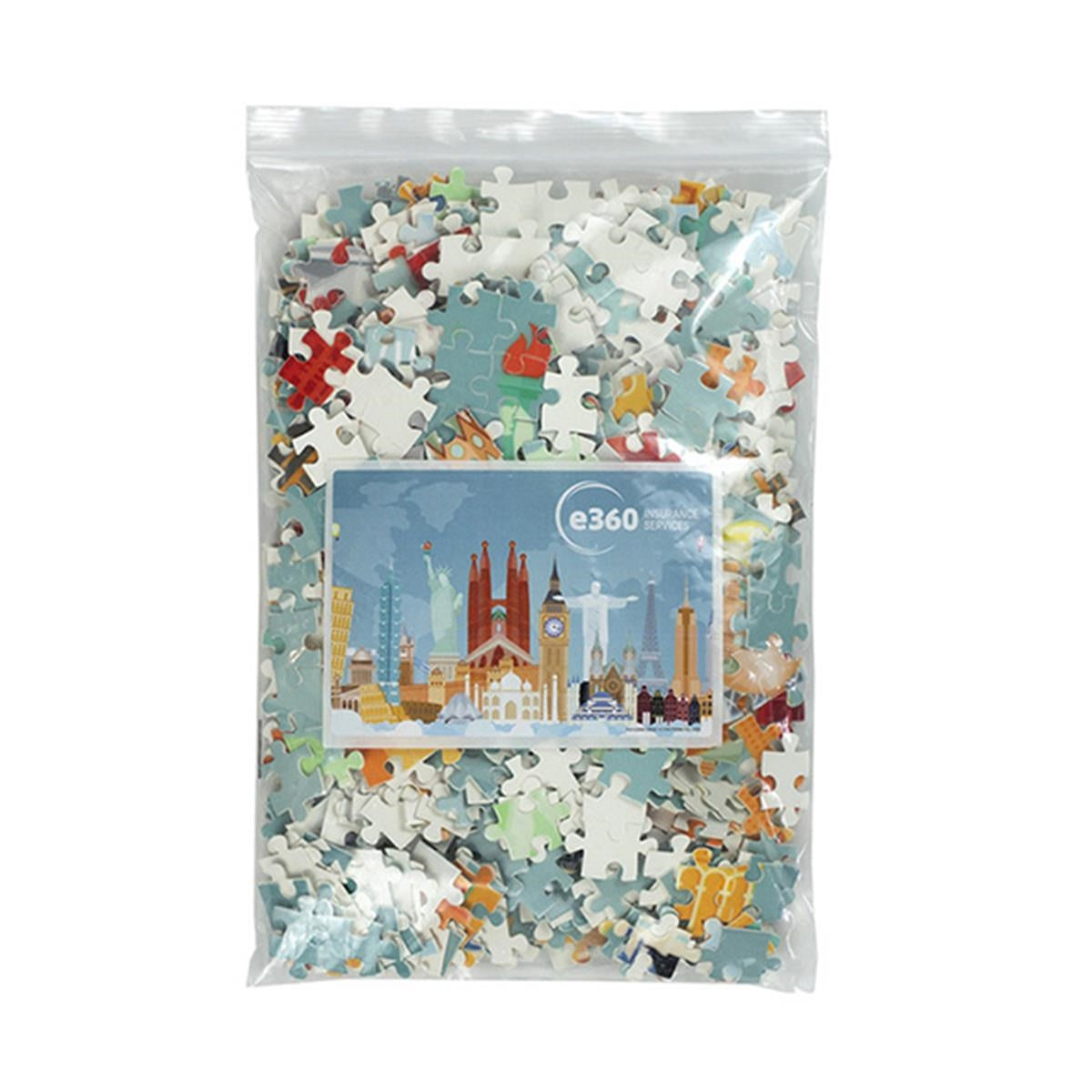500 Piece Retail Quality Full Color Custom Jigsaw
