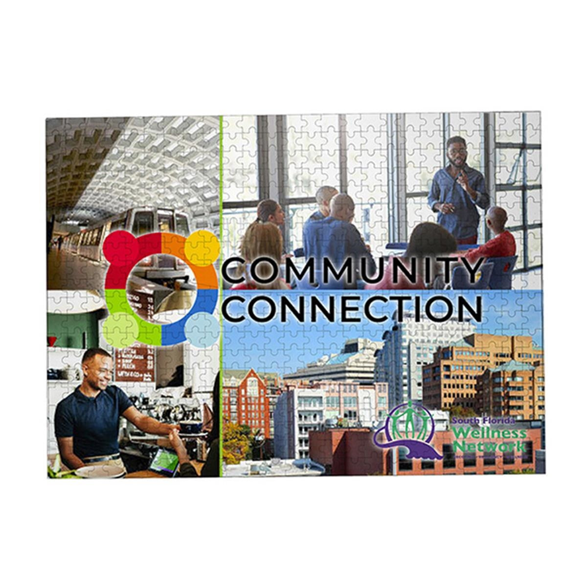 500 Piece Retail Quality Full Color Custom Jigsaw