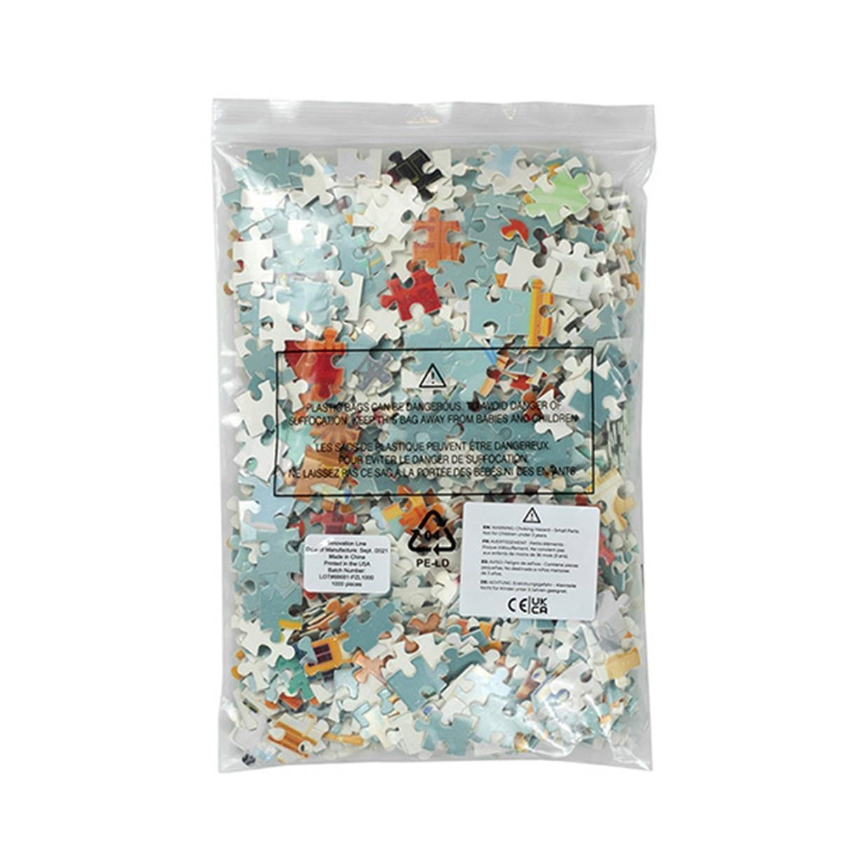 1,000 Piece Retail Quality Full Color Custom Jigsaw Puzzle
