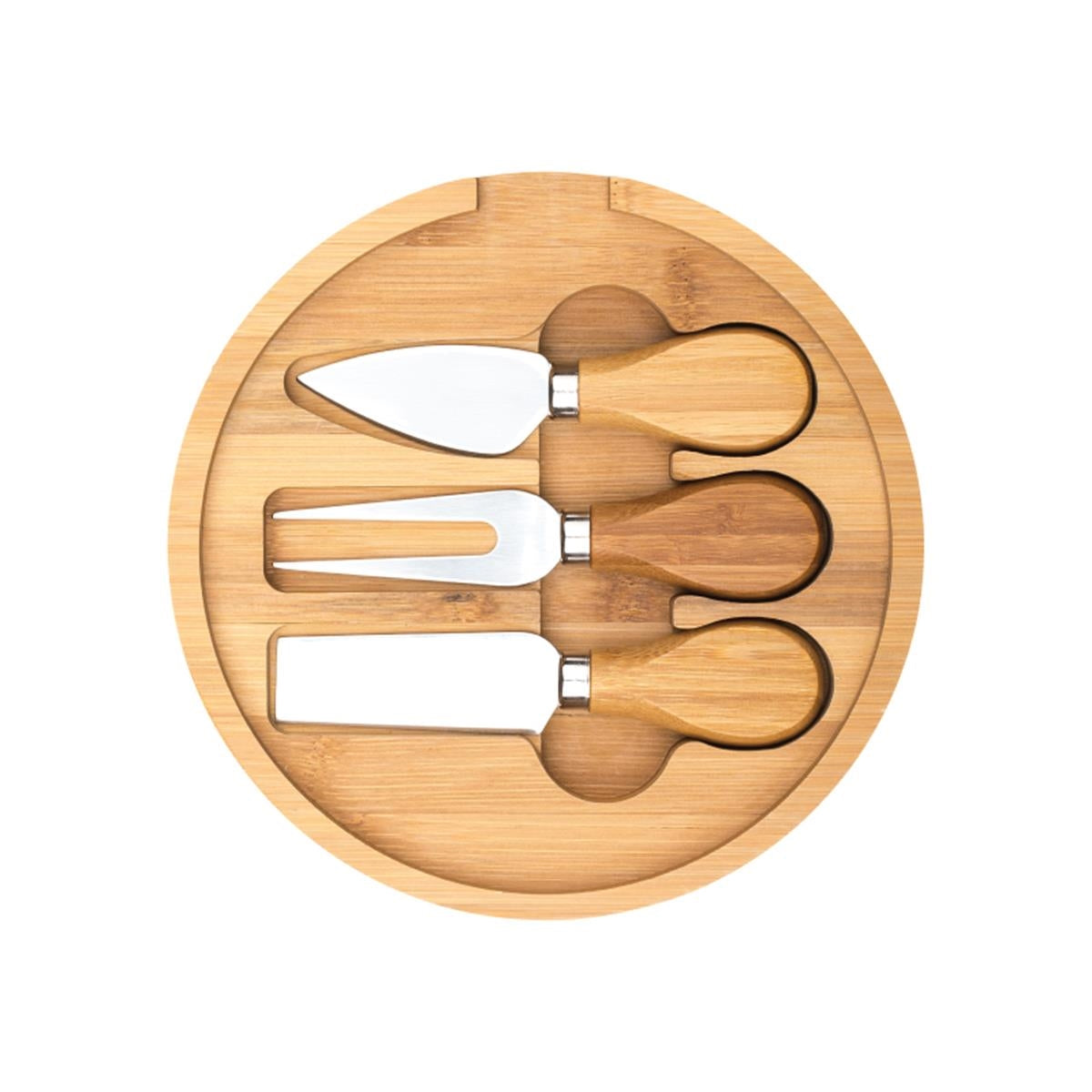 Harper Mini Bamboo Cheese Board Knife Set
