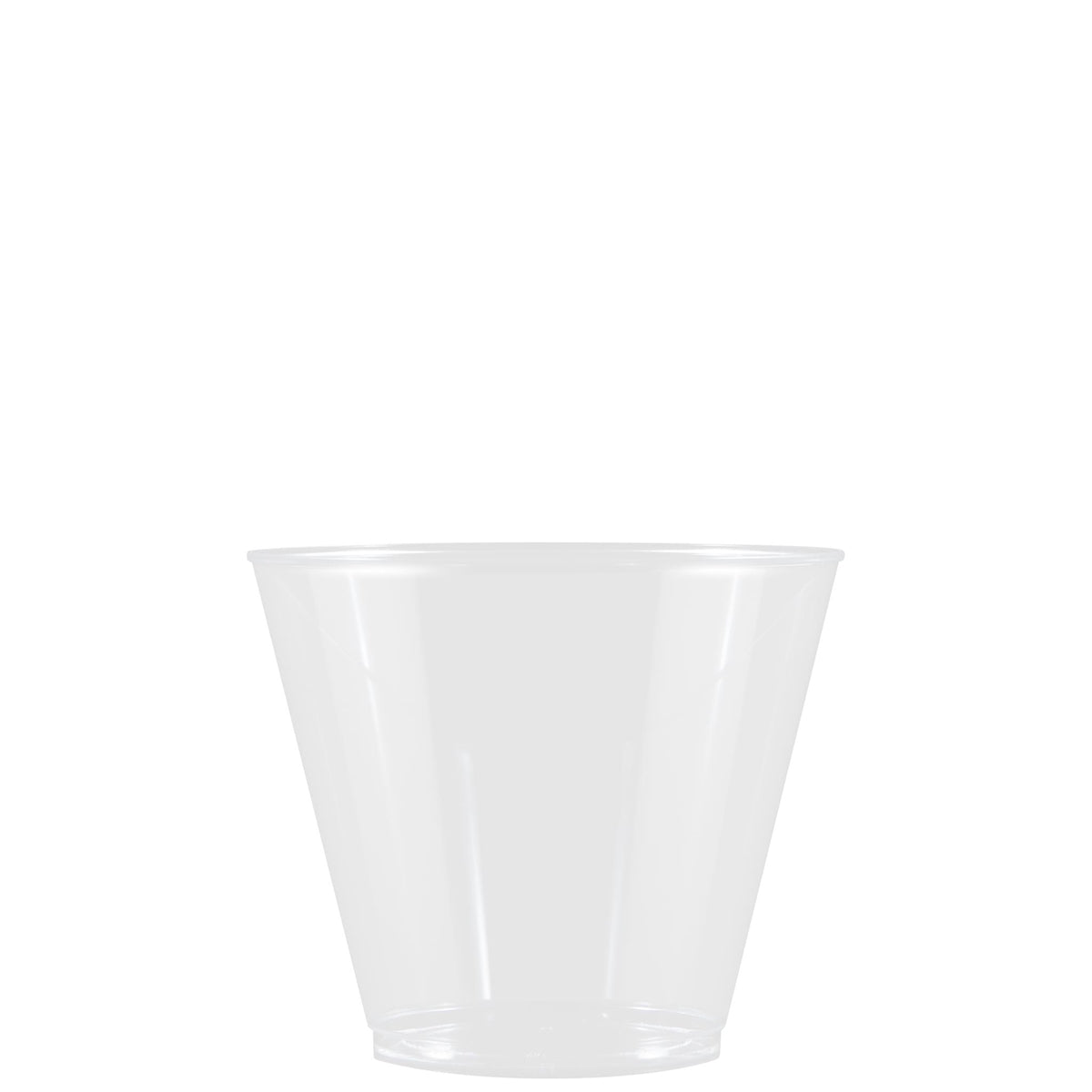 Clear Hard Plastic Rocks Cup - 9 oz - Tradition