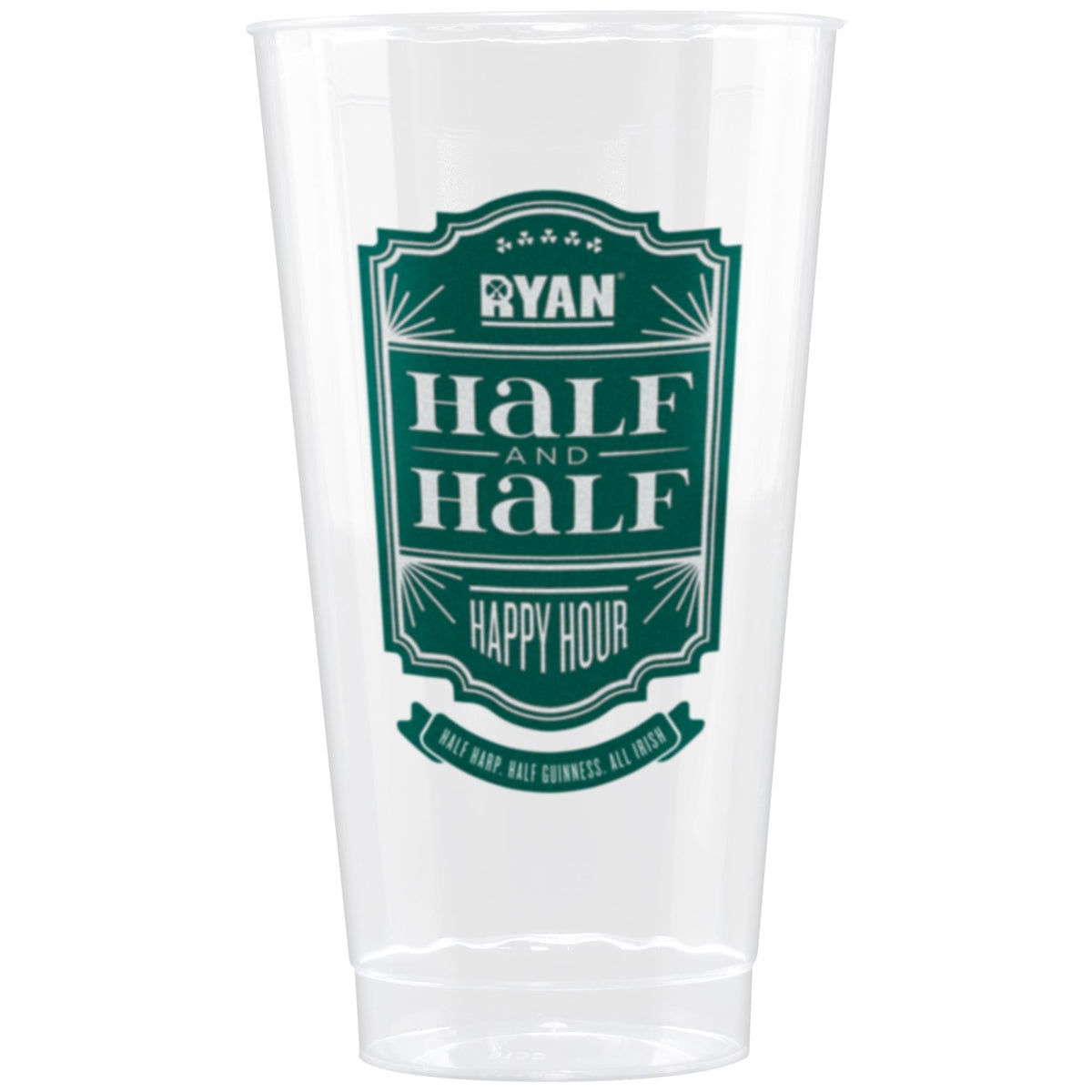 16 oz Clear Fluted Plastic Cup - Tradition
