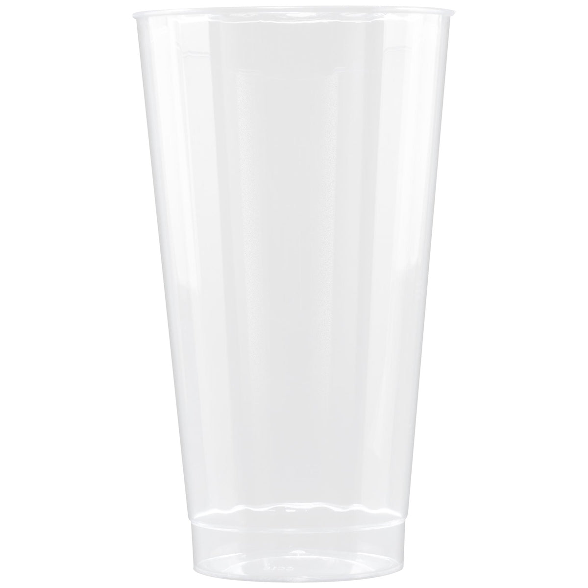 16 oz Clear Fluted Plastic Cup - Tradition