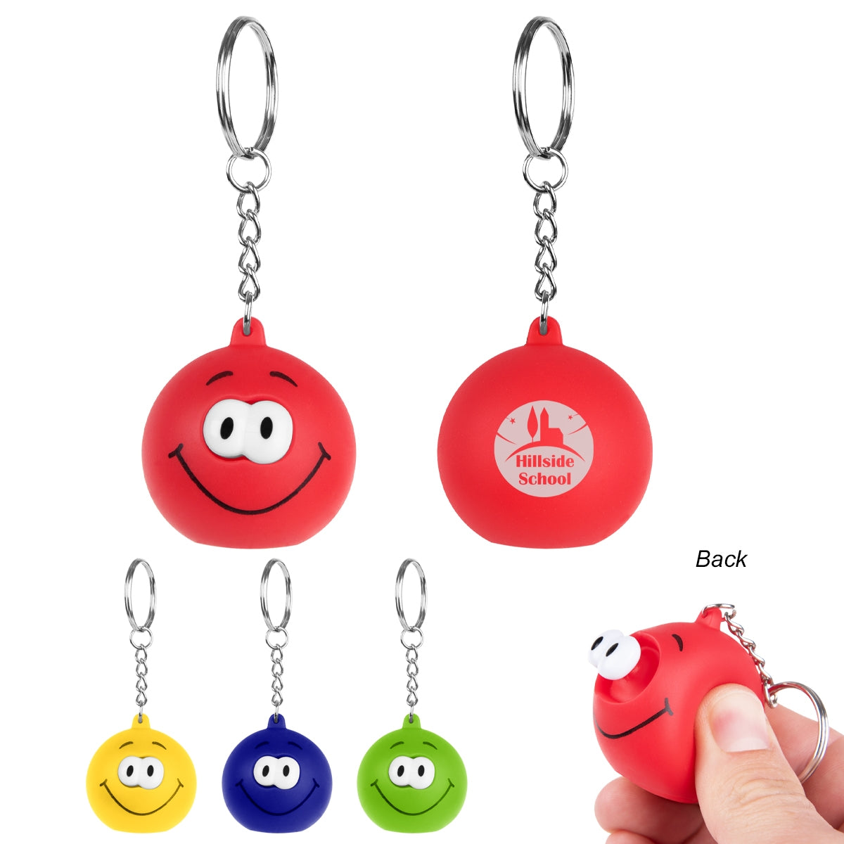 Eye Poppers Stress Reliever Keychain