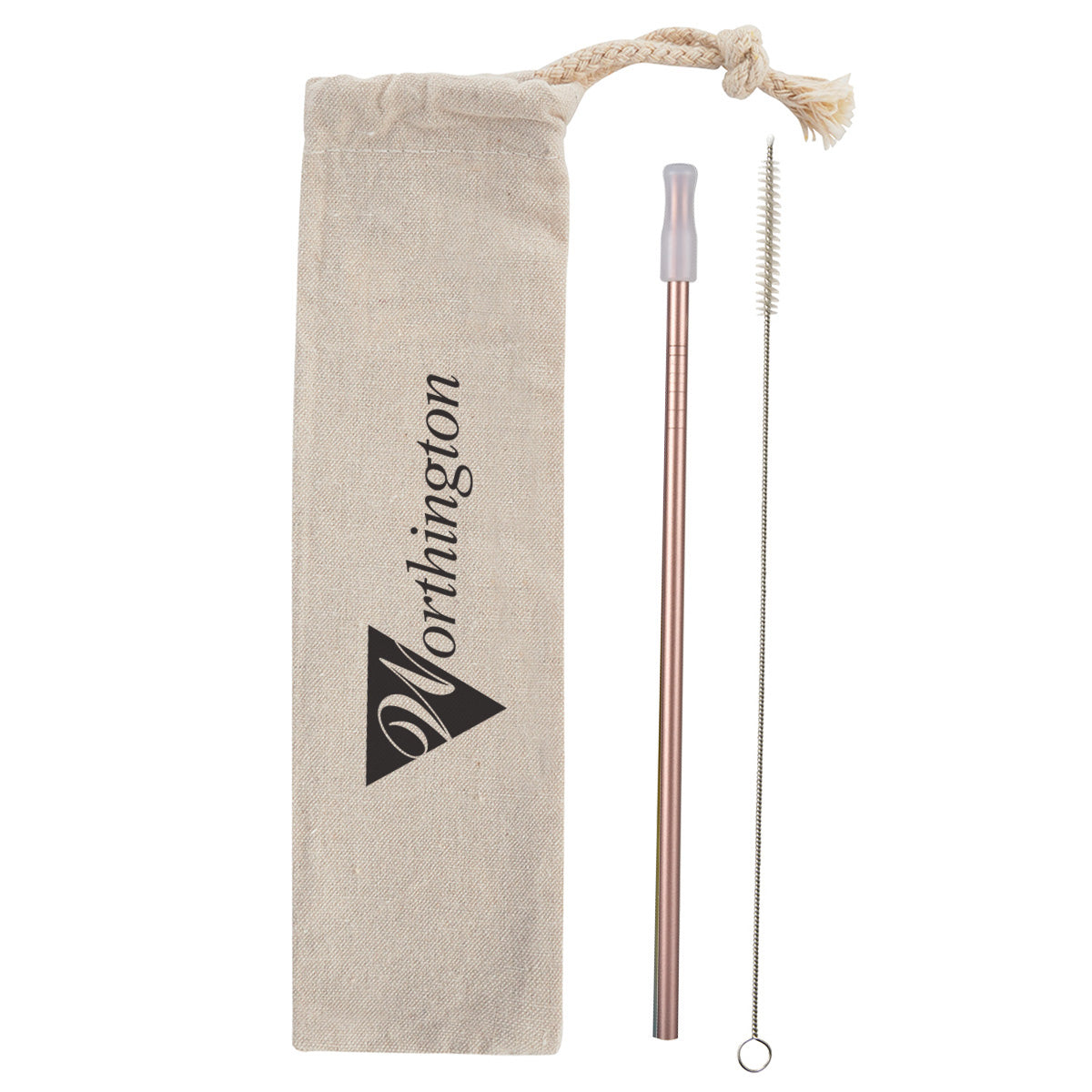 Park Avenue Stainless Straw Kit with Cotton Pouch