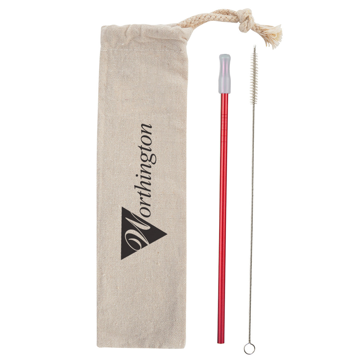 Park Avenue Stainless Straw Kit with Cotton Pouch