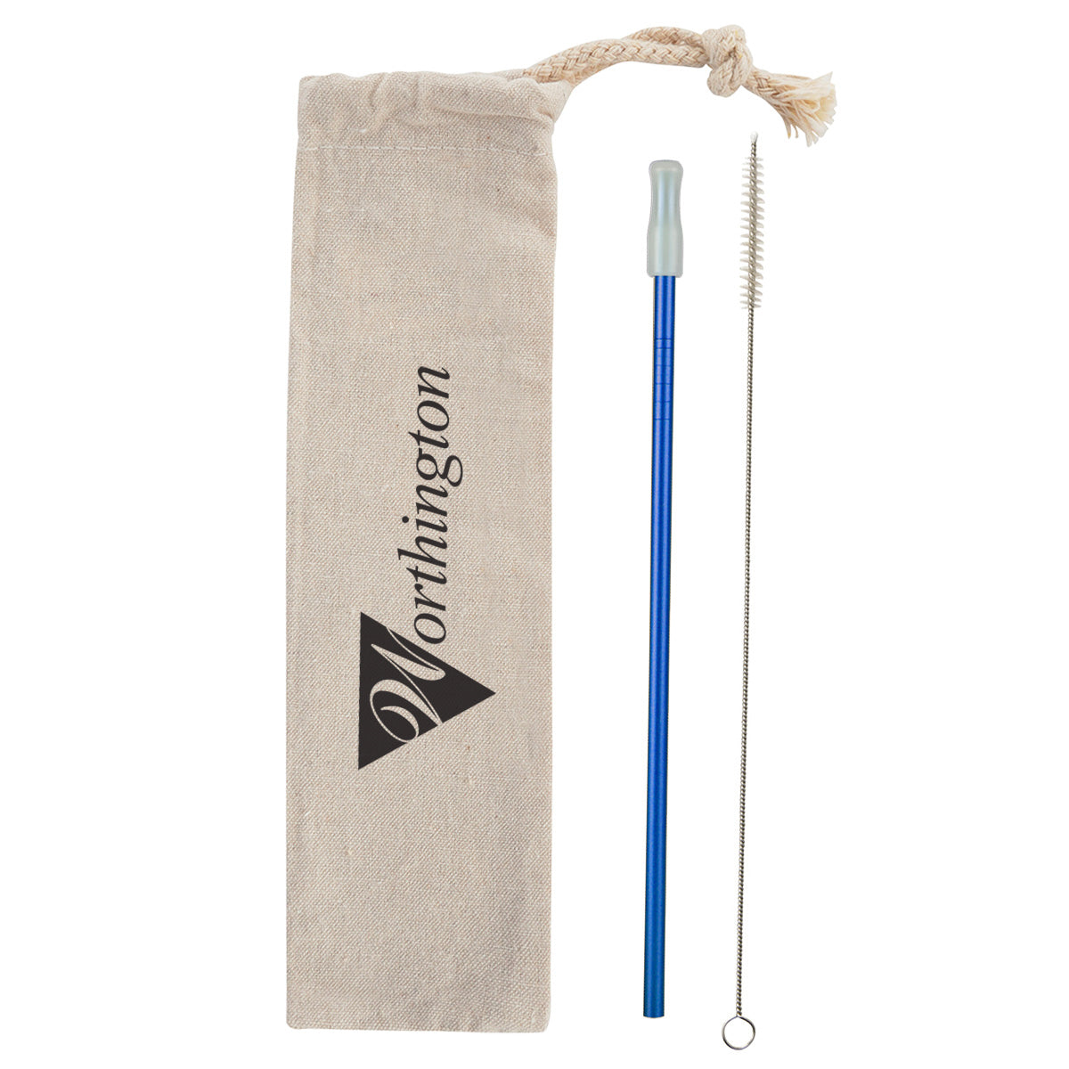 Park Avenue Stainless Straw Kit with Cotton Pouch