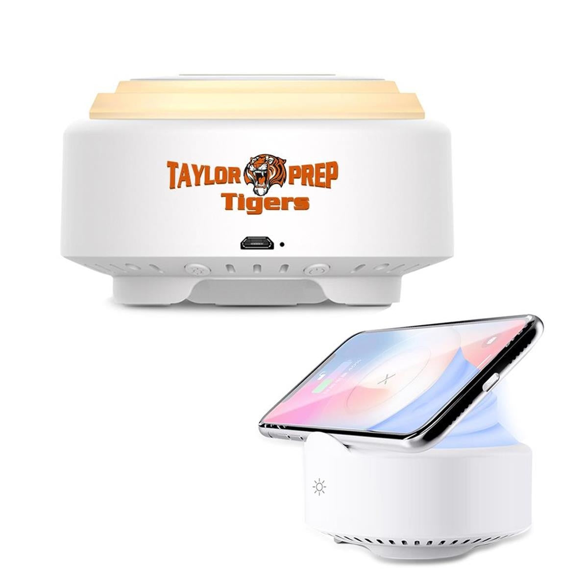 Selene Night Light Bluetooth Speaker with Wireless Charger