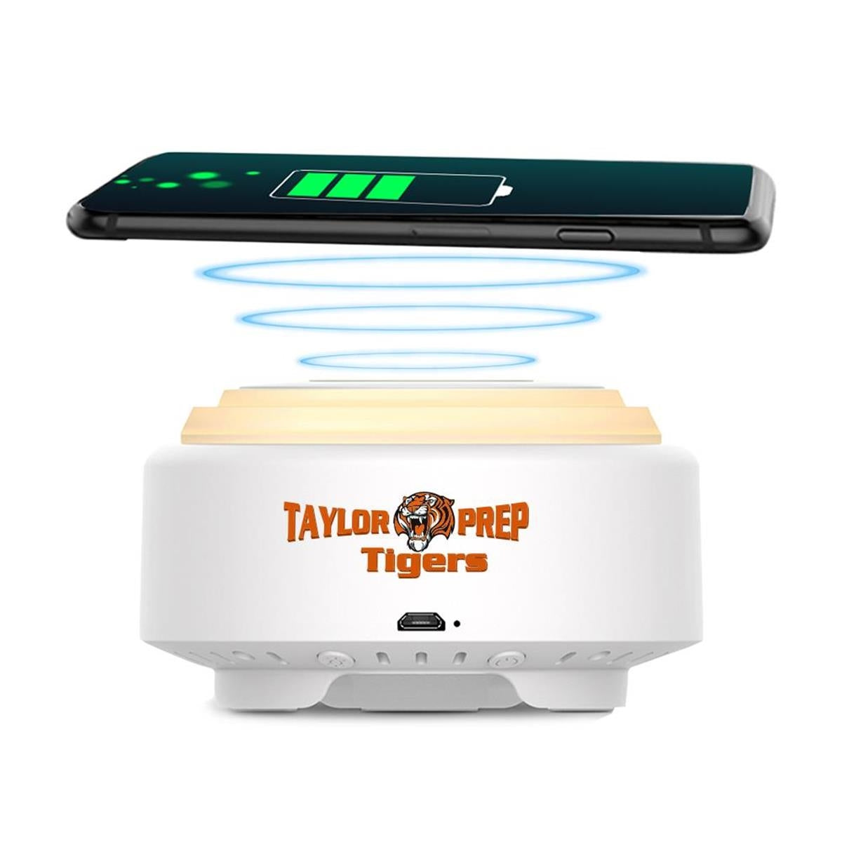 Selene Night Light Bluetooth Speaker with Wireless Charger
