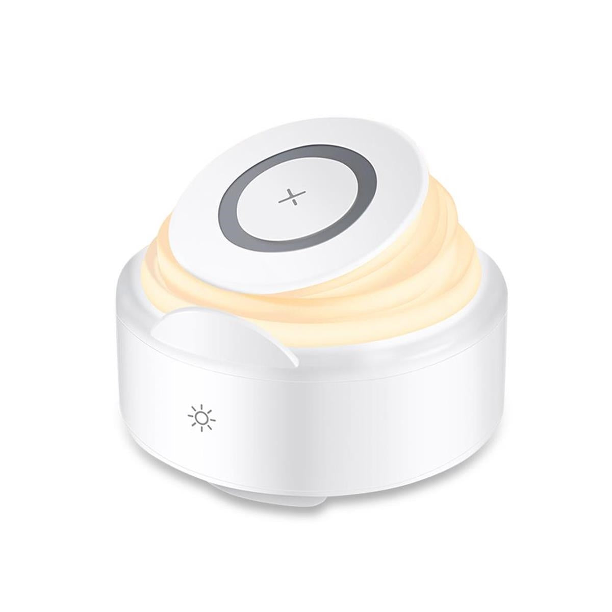 Selene Night Light Bluetooth Speaker with Wireless Charger
