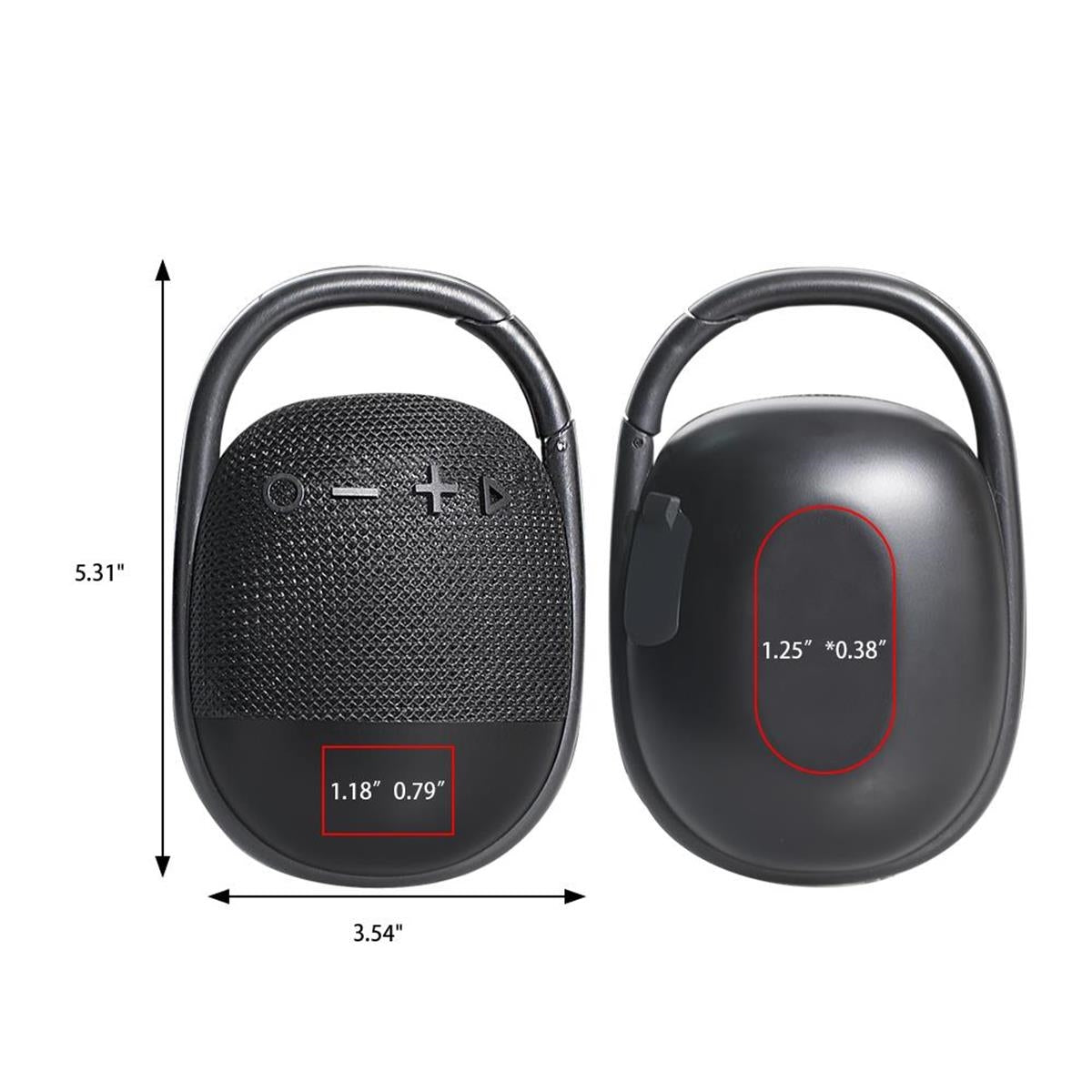 Mindiss Clip Waterproof Bluetooth Speaker