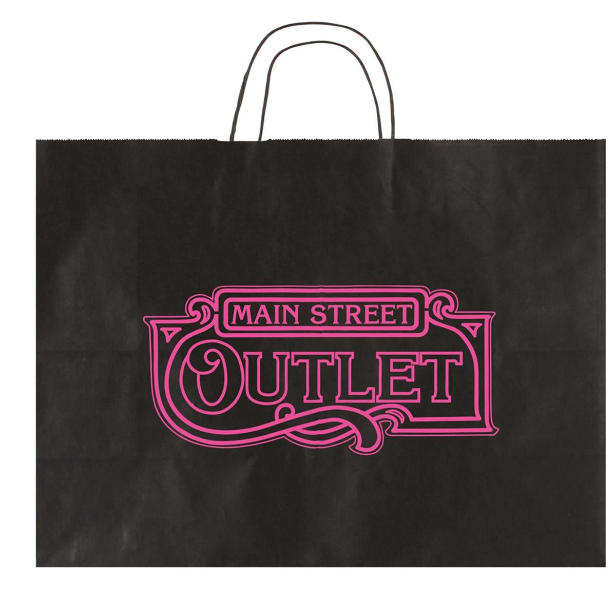 Solid Tinted Kraft Shopping Bags
