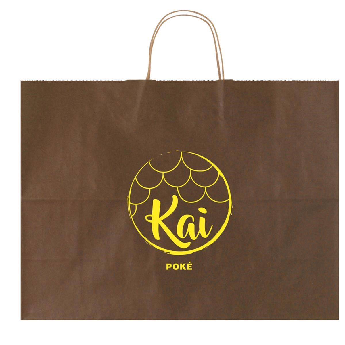 Solid Tinted Kraft Shopping Bags