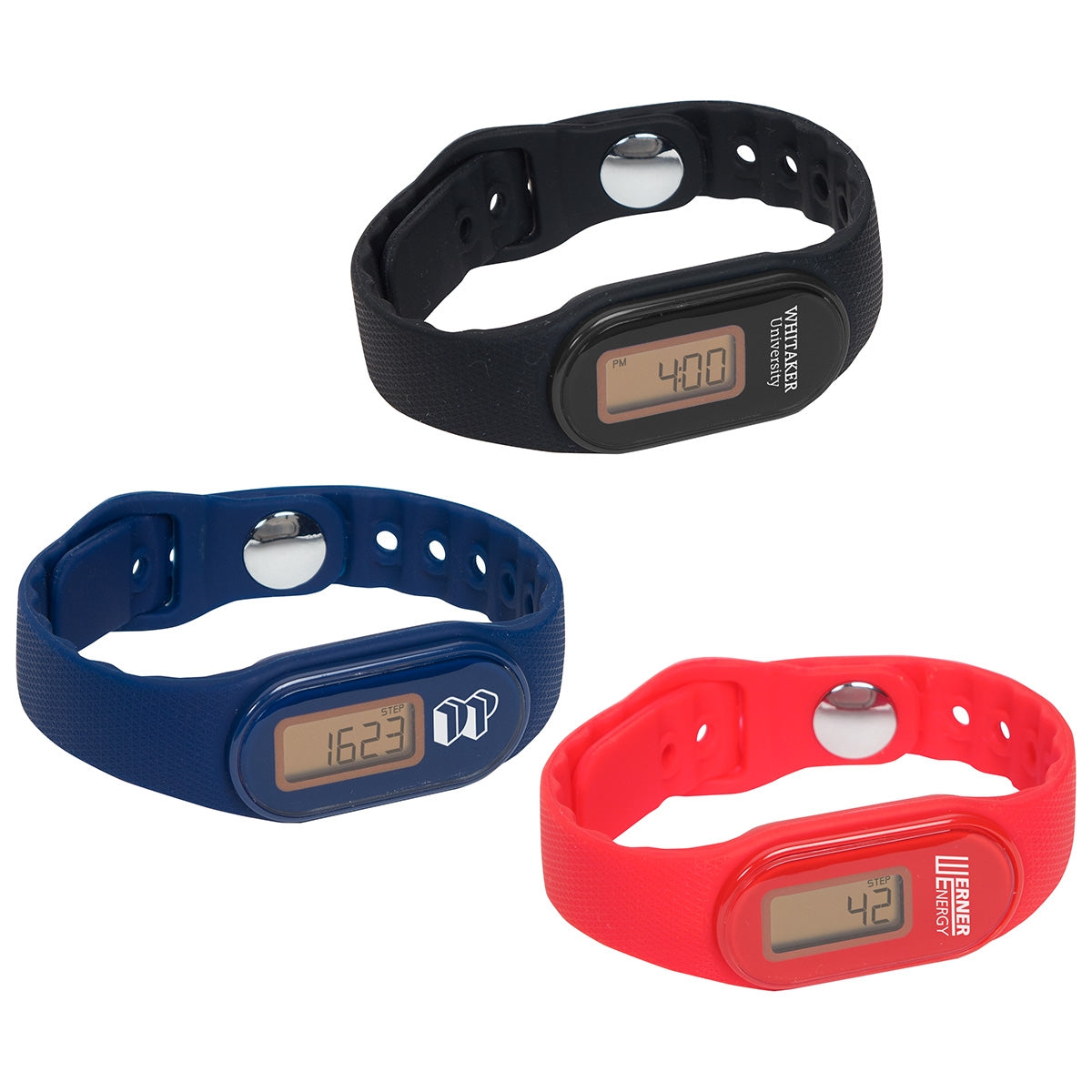 Tap N Read Waterproof Fitness Tracker Pedometer Watch