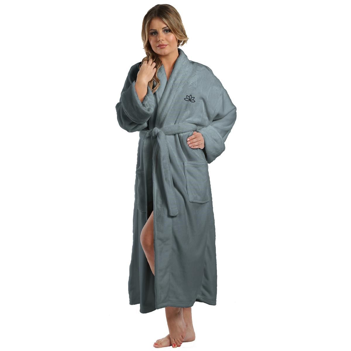 Ultra Soft 50" Microfleece Shawl Collar Robe