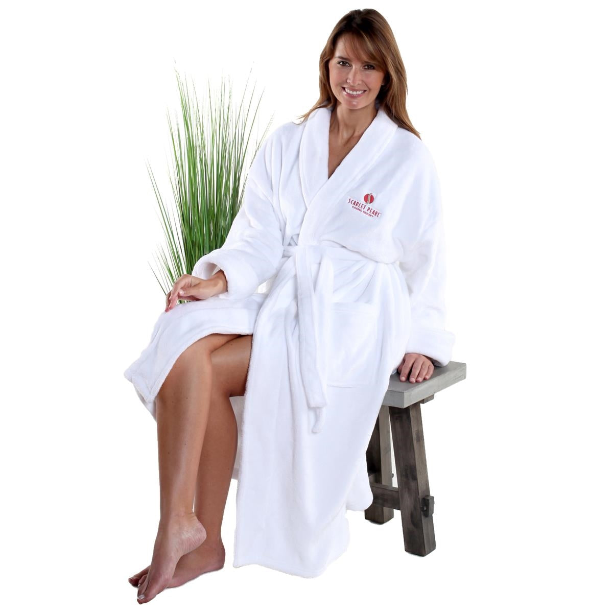 Ultra Soft 50" Microfleece Shawl Collar Robe