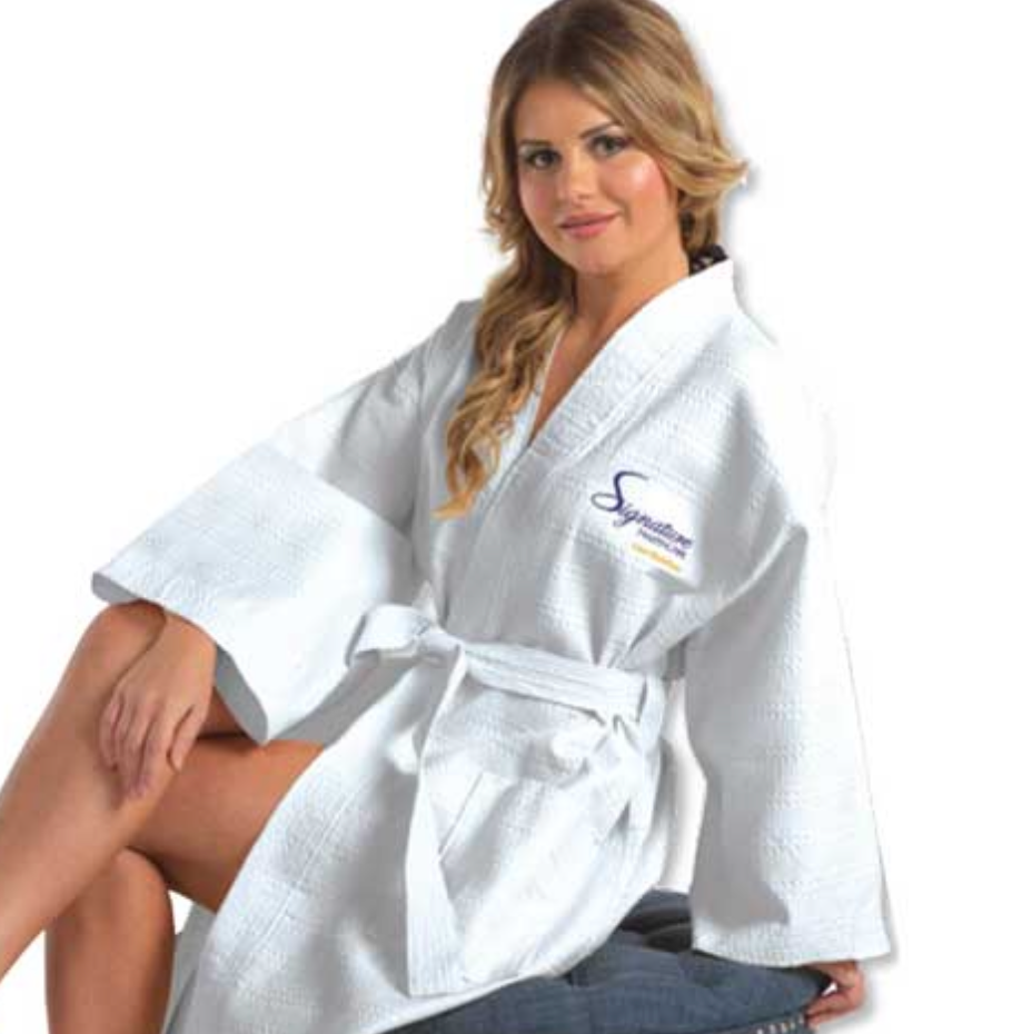 Premium 50" Oversized Italian Waffle Weave Robe