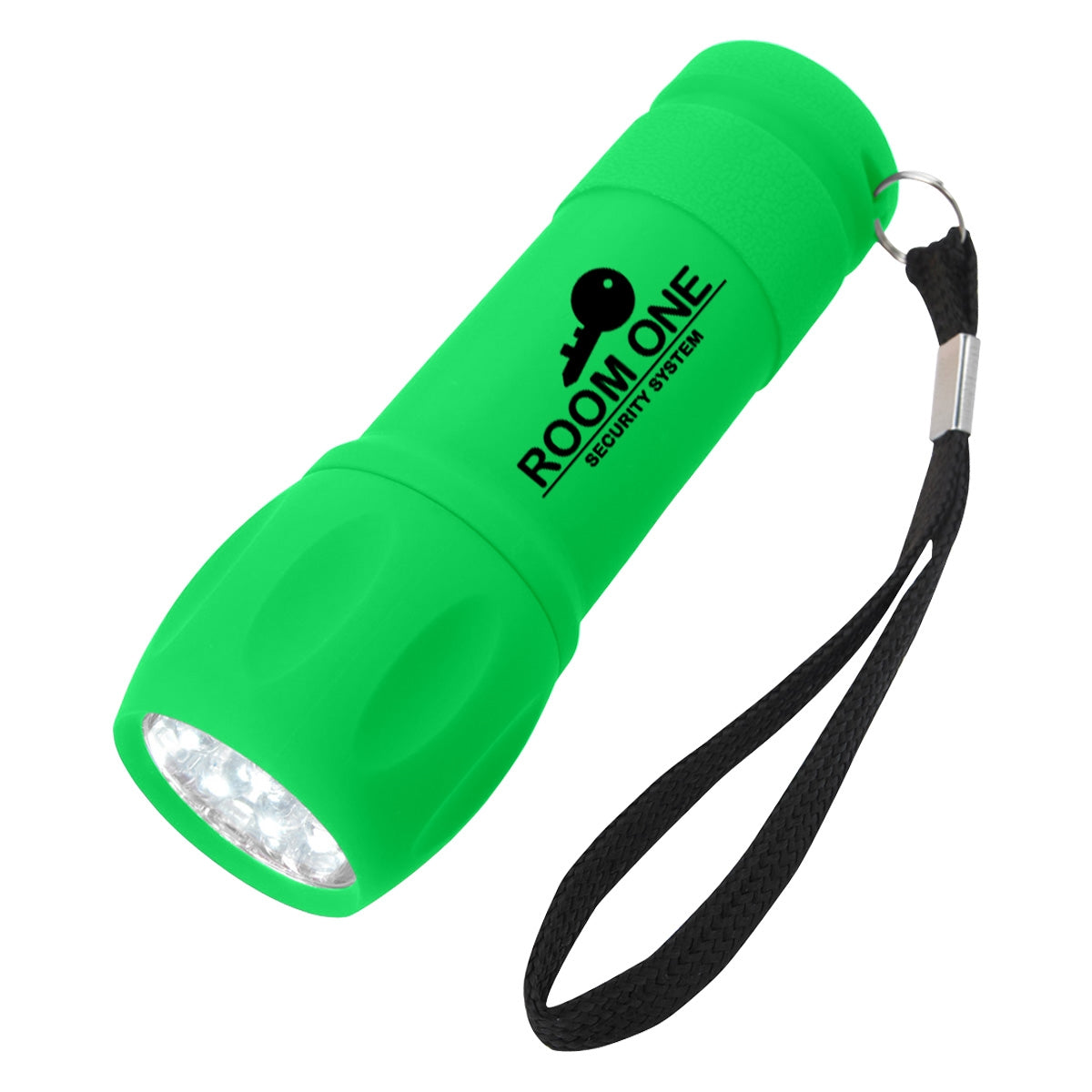 Rubberized Torch Light With Strap