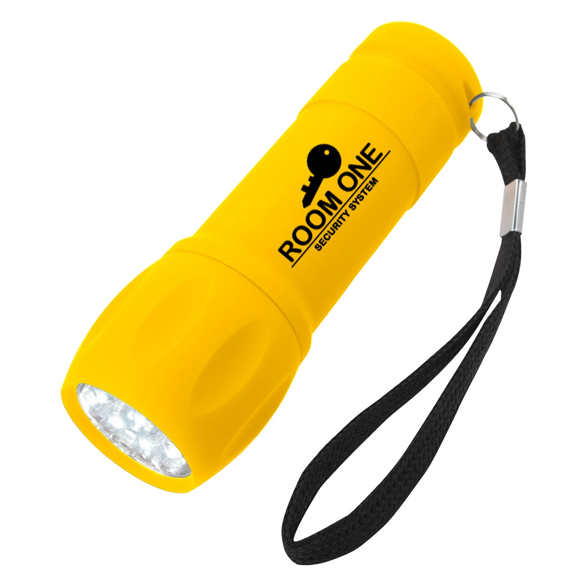Rubberized Torch Light With Strap