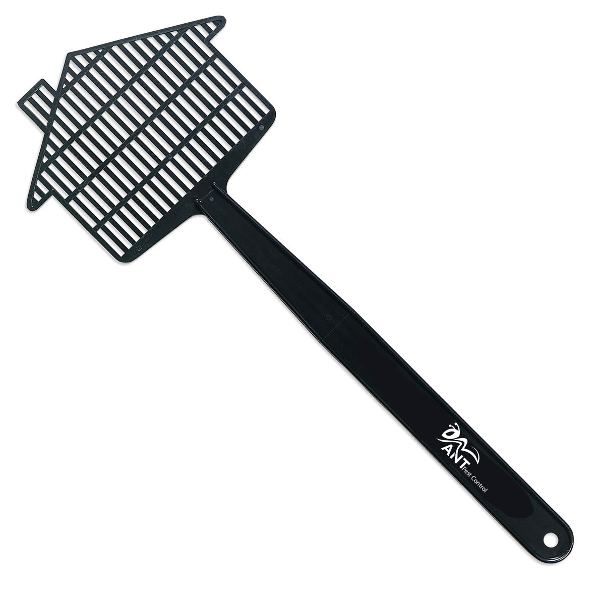 House shaped fly swatter that's made of silicone with a Customizable handle.