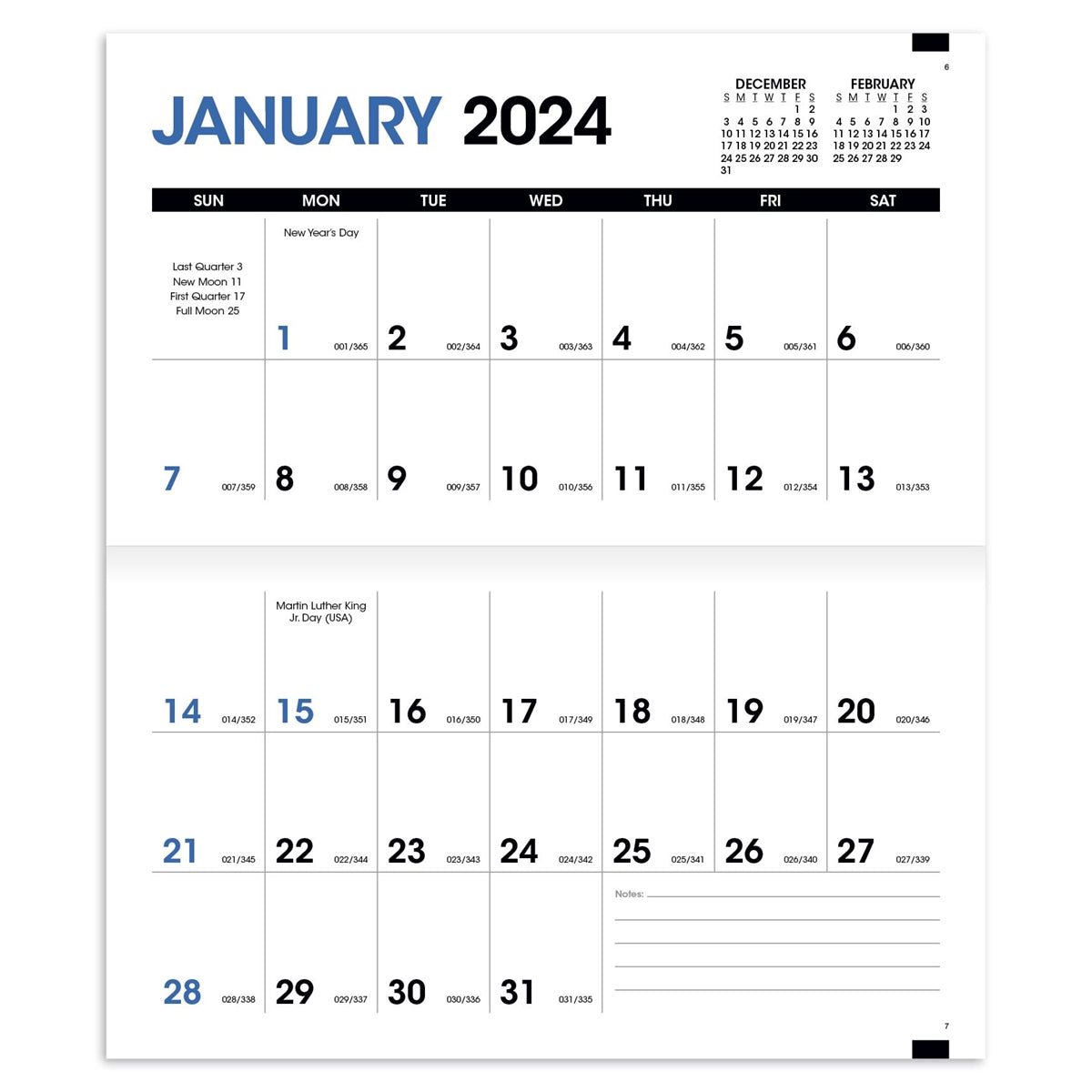 Colorful Impressions Monthly Pocket Planner