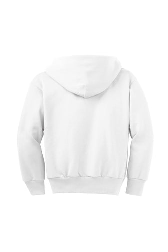 Port & Company® Youth Core Fleece Full-Zip Hooded Sweatshirt