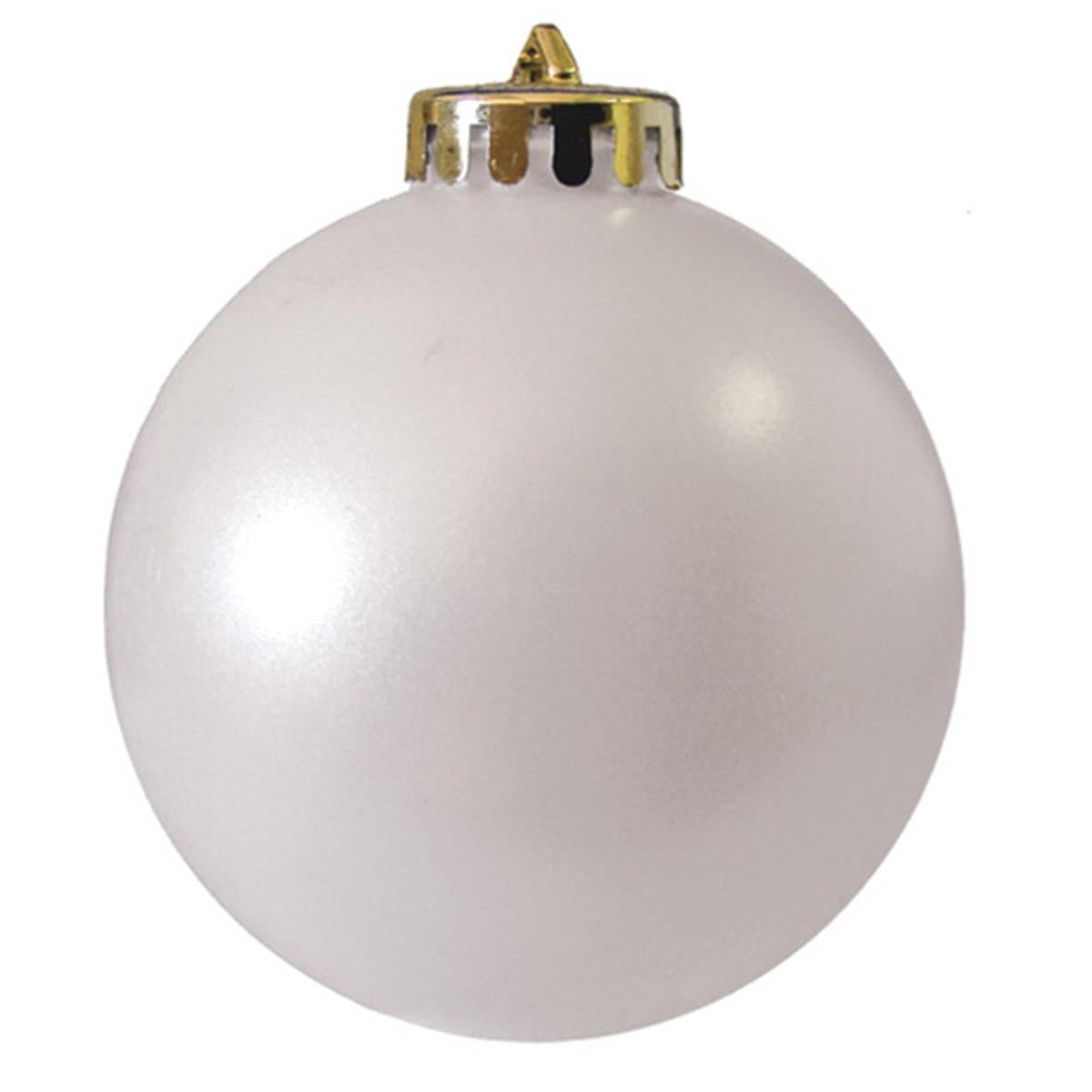 3 1/4" Satin Round Shatterproof Ornament