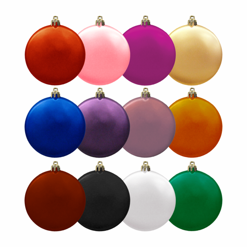 Flat Satin Finish Shatterproof Ornament