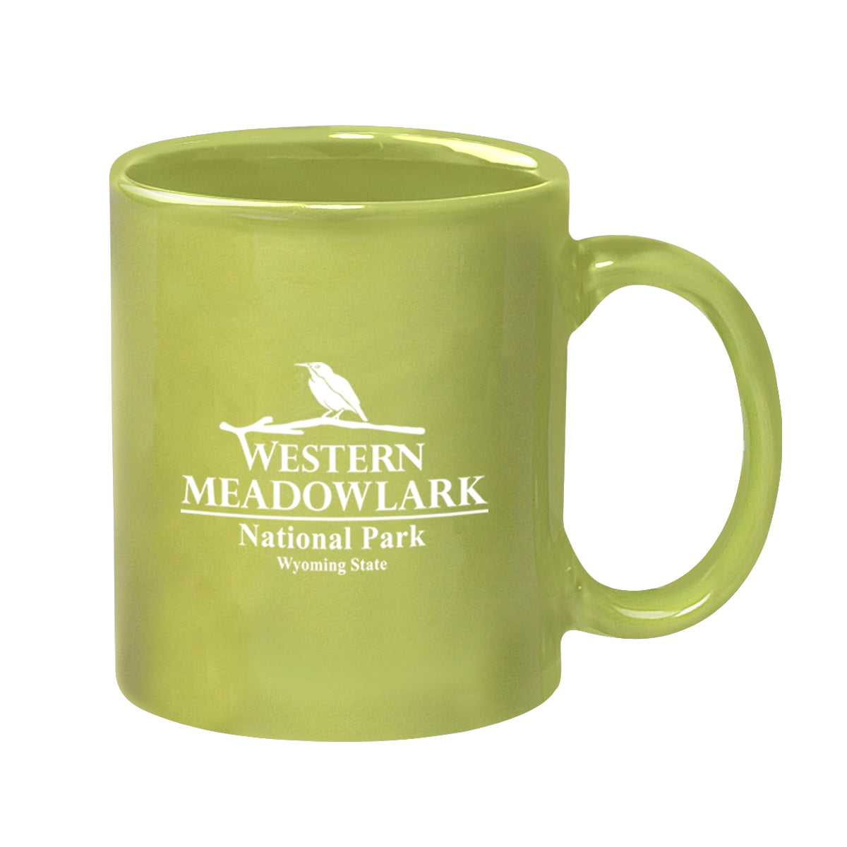 11 Oz. Colored Stoneware Mug With C-Handle