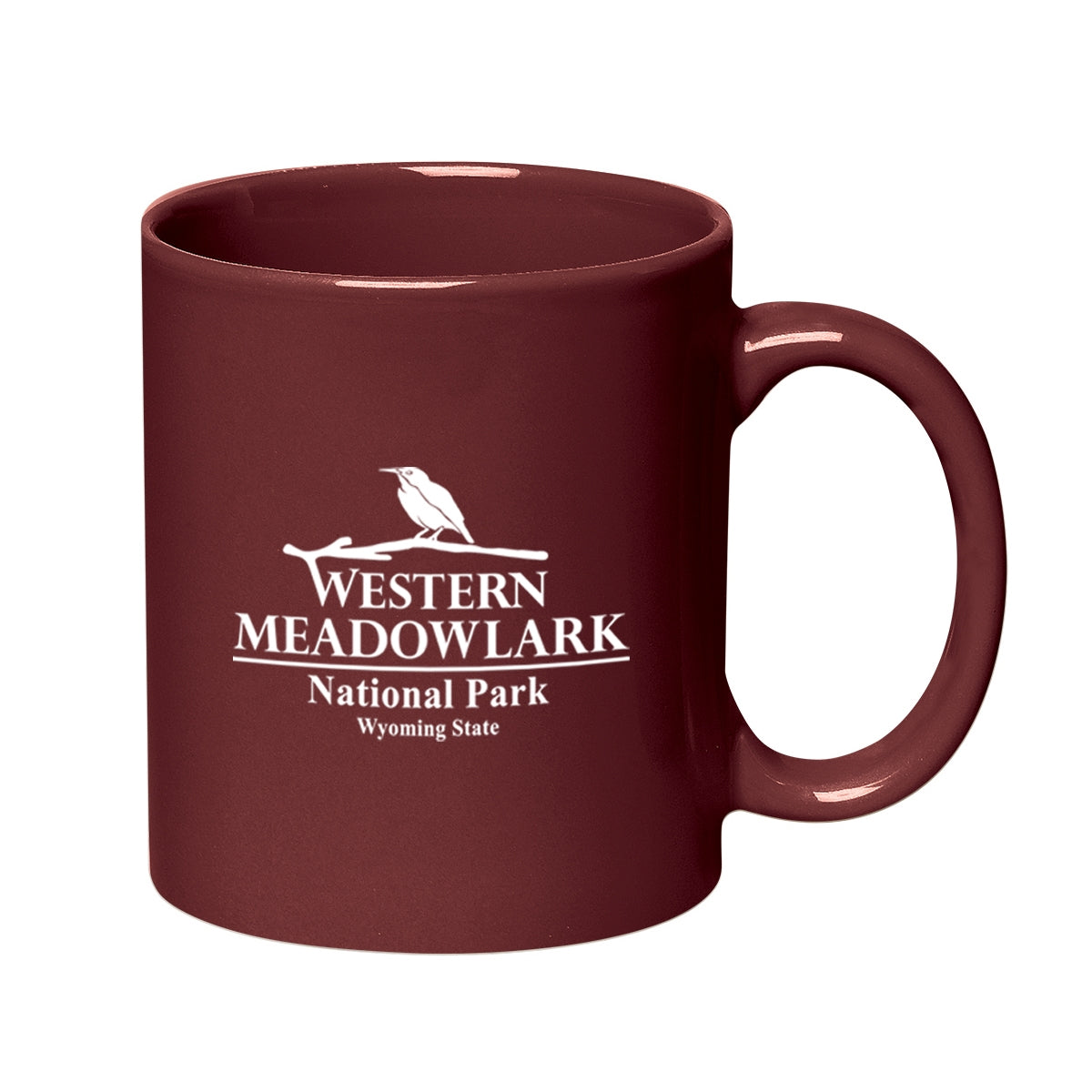 11 Oz. Colored Stoneware Mug With C-Handle