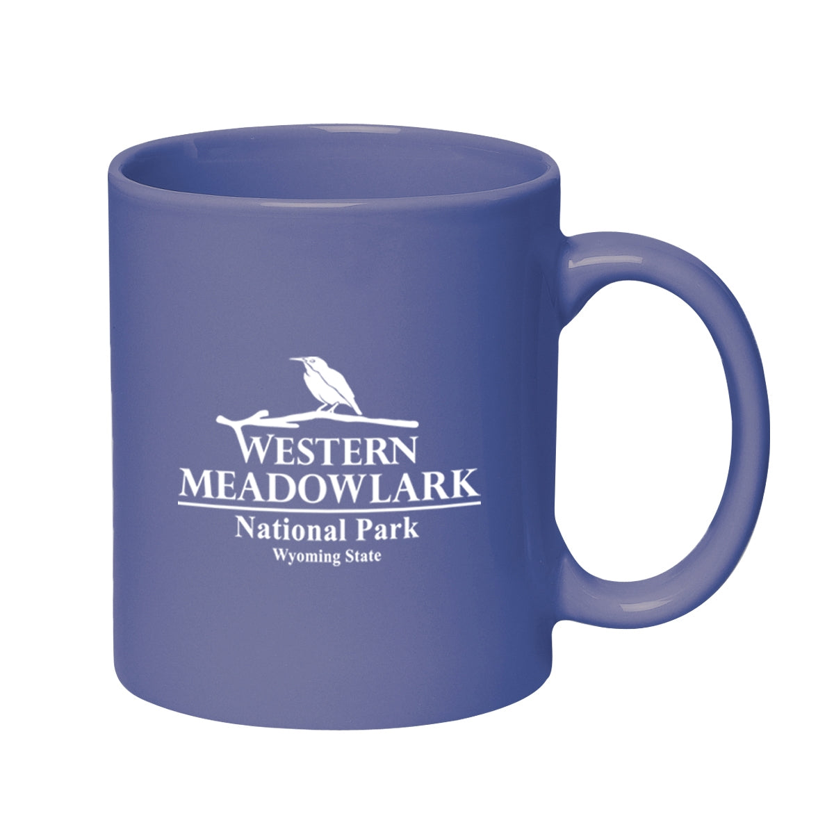 11 Oz. Colored Stoneware Mug With C-Handle