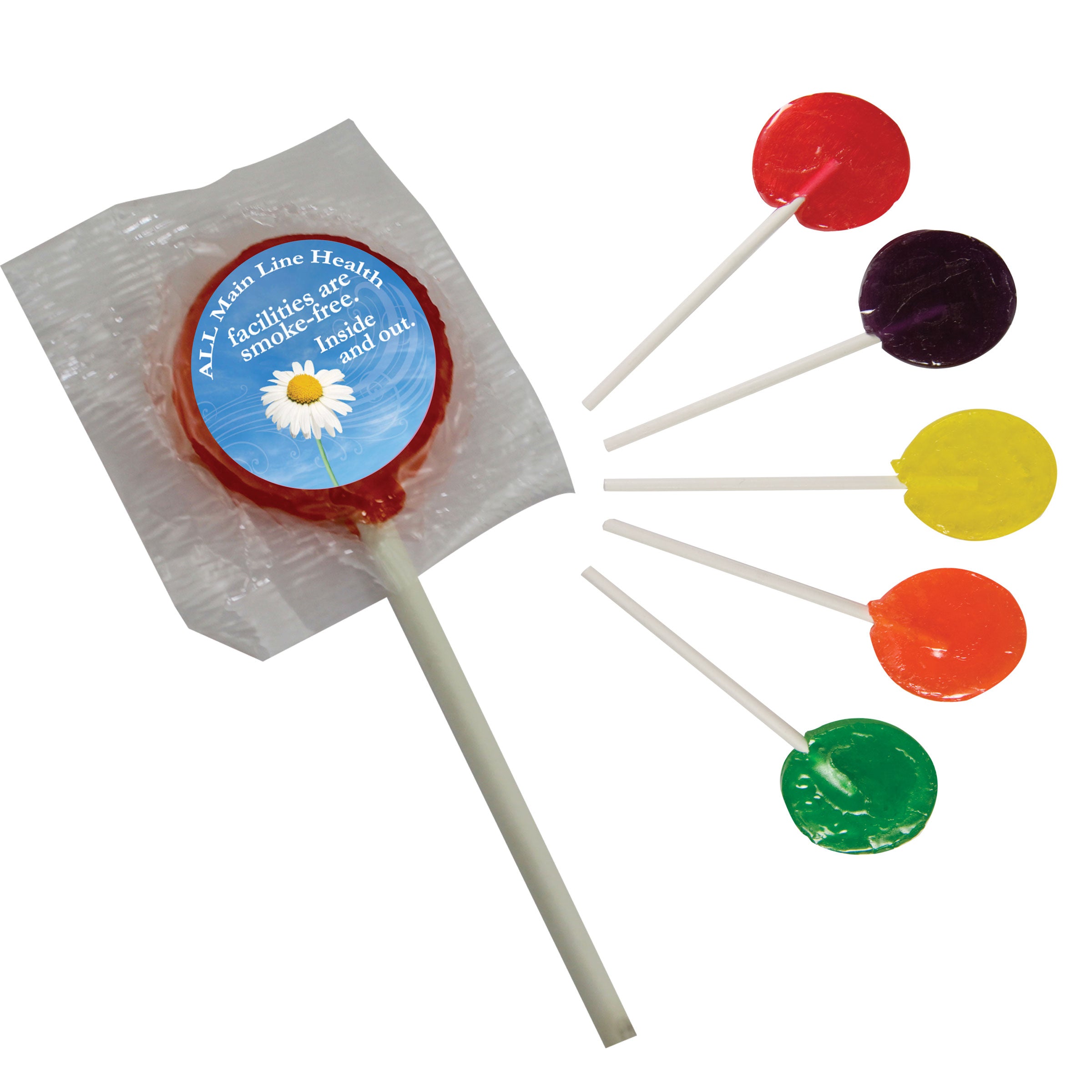 Lollipop with Round Label