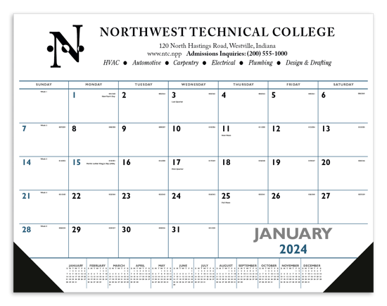 Desk Pad with Vinyl Corners