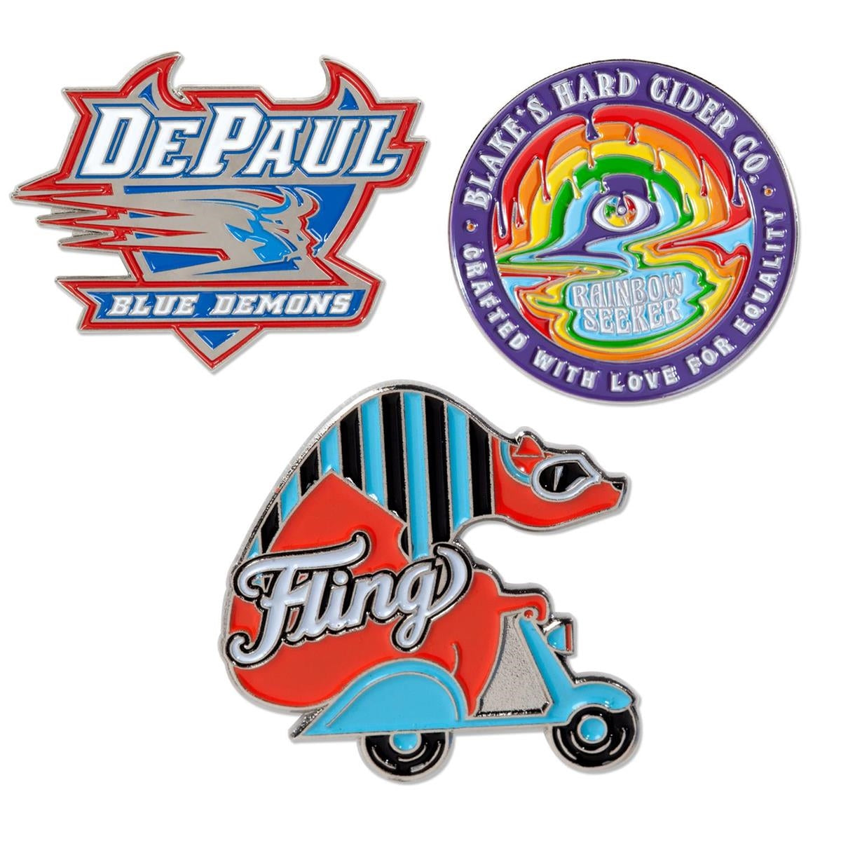 2 inch Soft Enamel DIRECT Lapel Pins