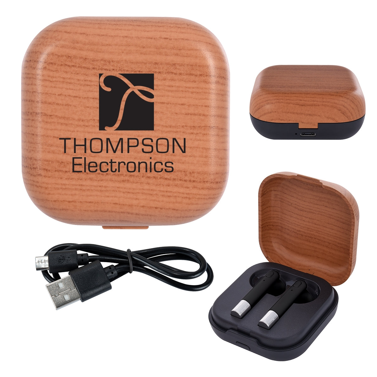 Elevate True Wireless Earbuds and Charging Base