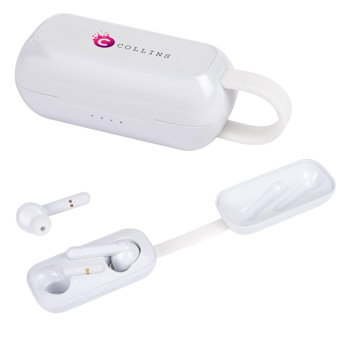 TWS Earbuds With Charging Case
